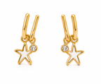 Starlight Charm Hoops