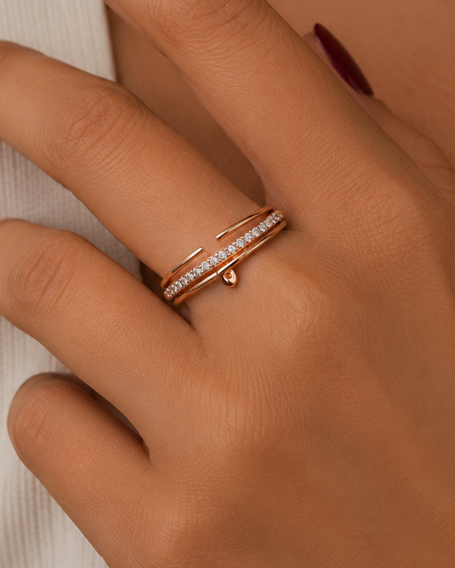 Rosé Radiance Ring