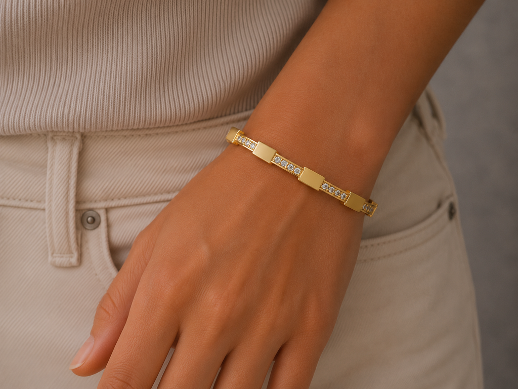 Luxe Link Crystal Bracelet