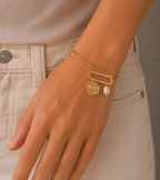 Camellia Pearl Link Bracelet