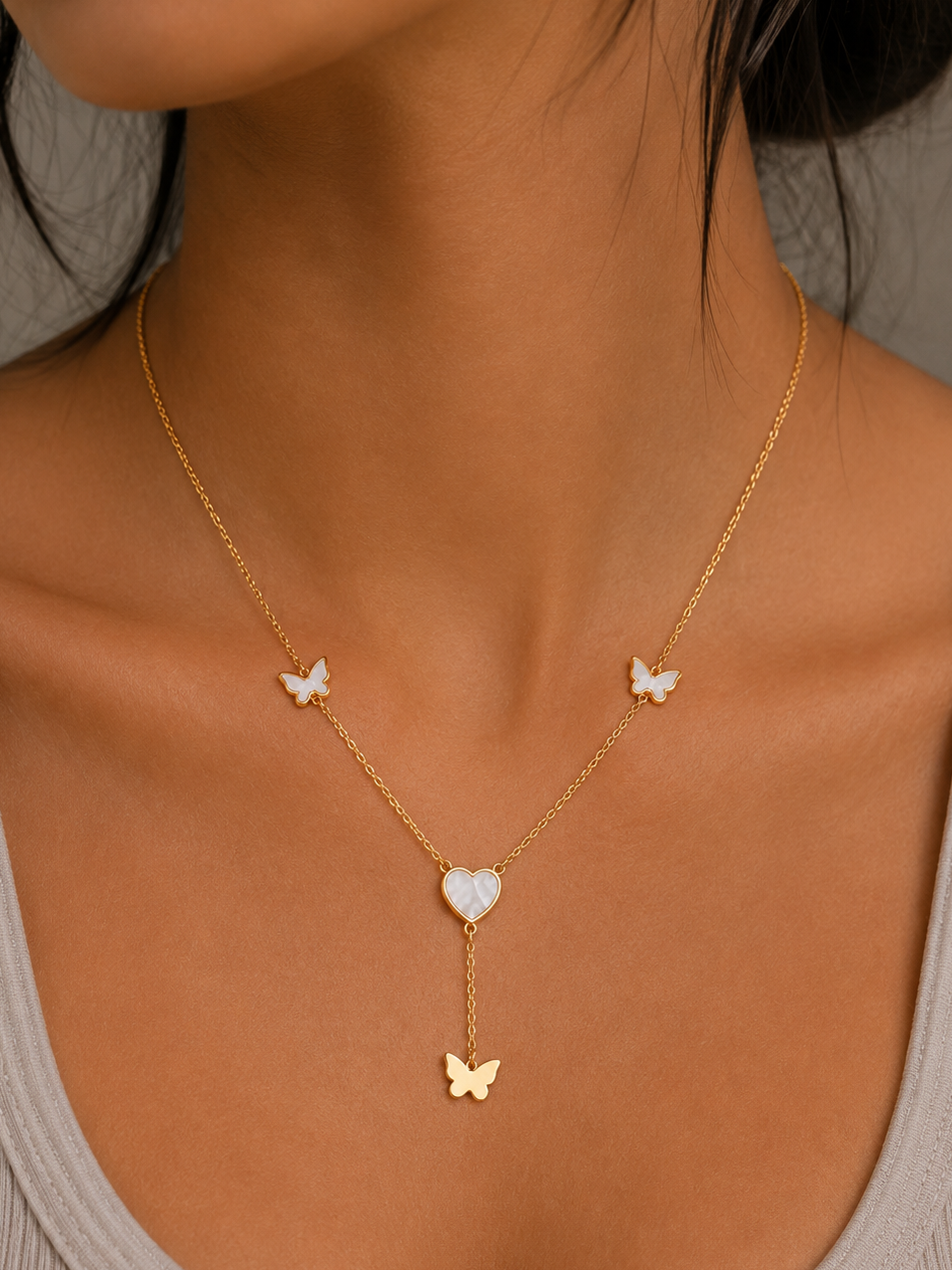 Butterfly Bliss Lariat Necklace