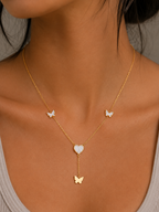 Butterfly Bliss Lariat Necklace