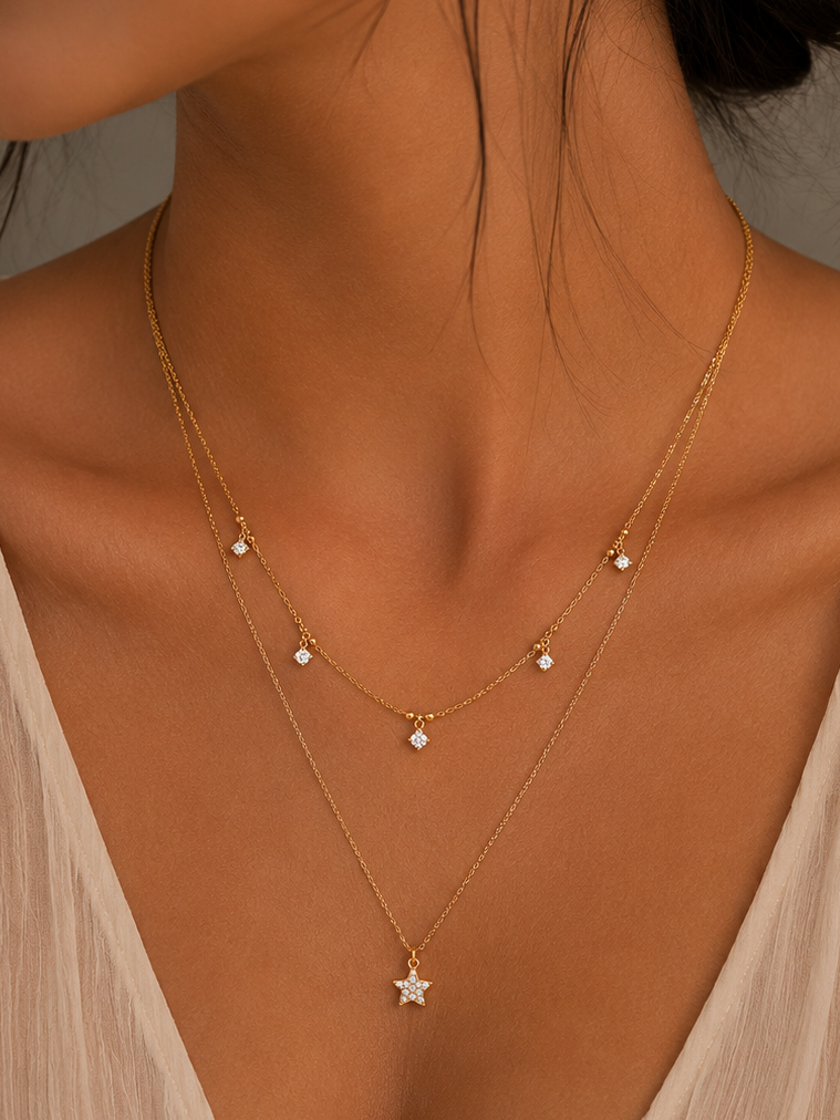 Celestial Layers Necklace