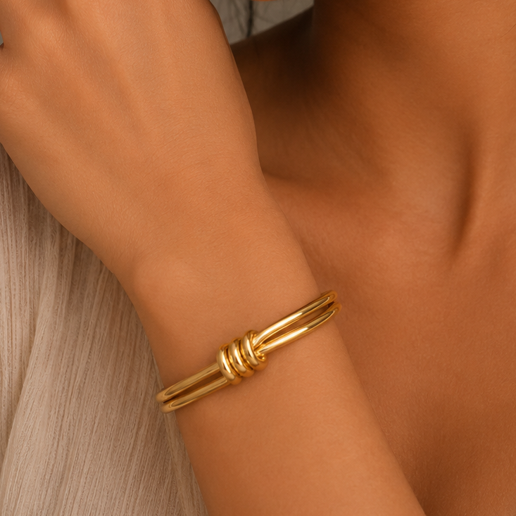 Infinity Knot Cuff Kada