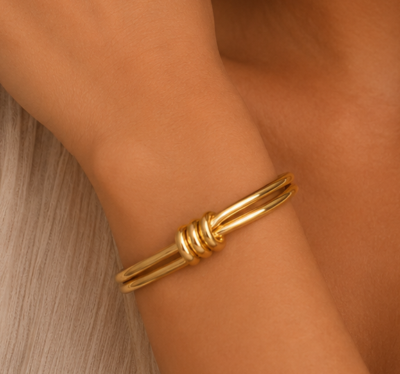 Infinity Knot Cuff Kada