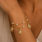 Pearl Turtle Bracelet