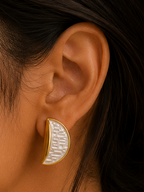 Luna Pearl Stud Earrings