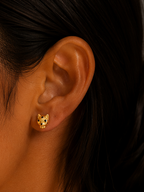 Midnight Panther Studs