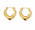 Luna Heart Hoop Earrings
