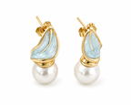 Pearl Tide Drop Earrings