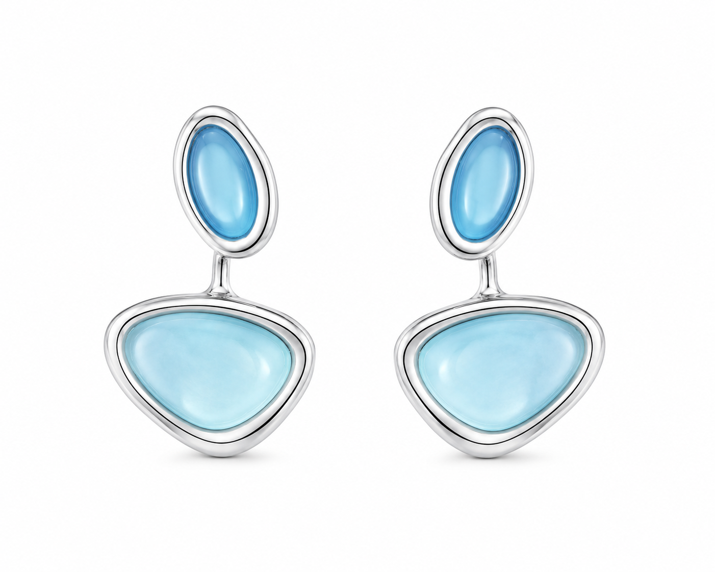 Azure Mist Statement Earrings