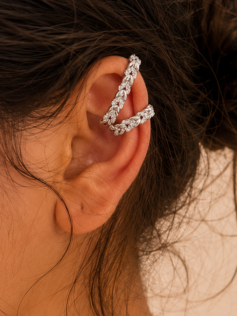 Crystal Vine Ear Cuff