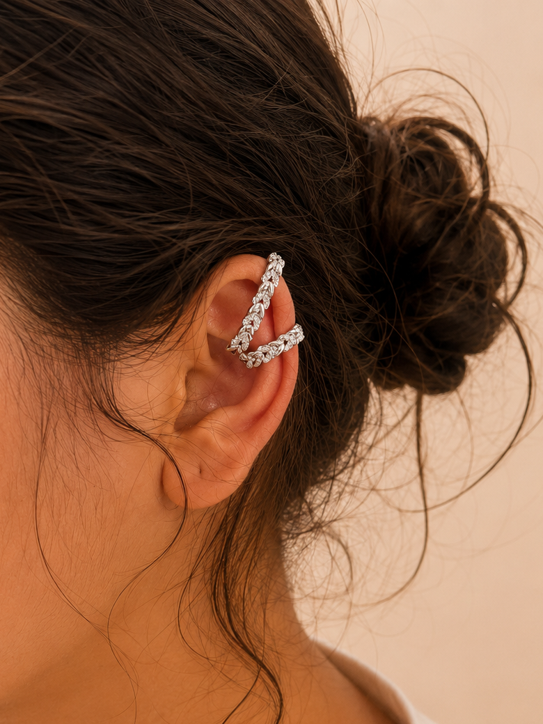 Crystal Vine Ear Cuff