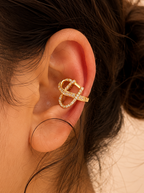 Infinity Heart Ear Cuff