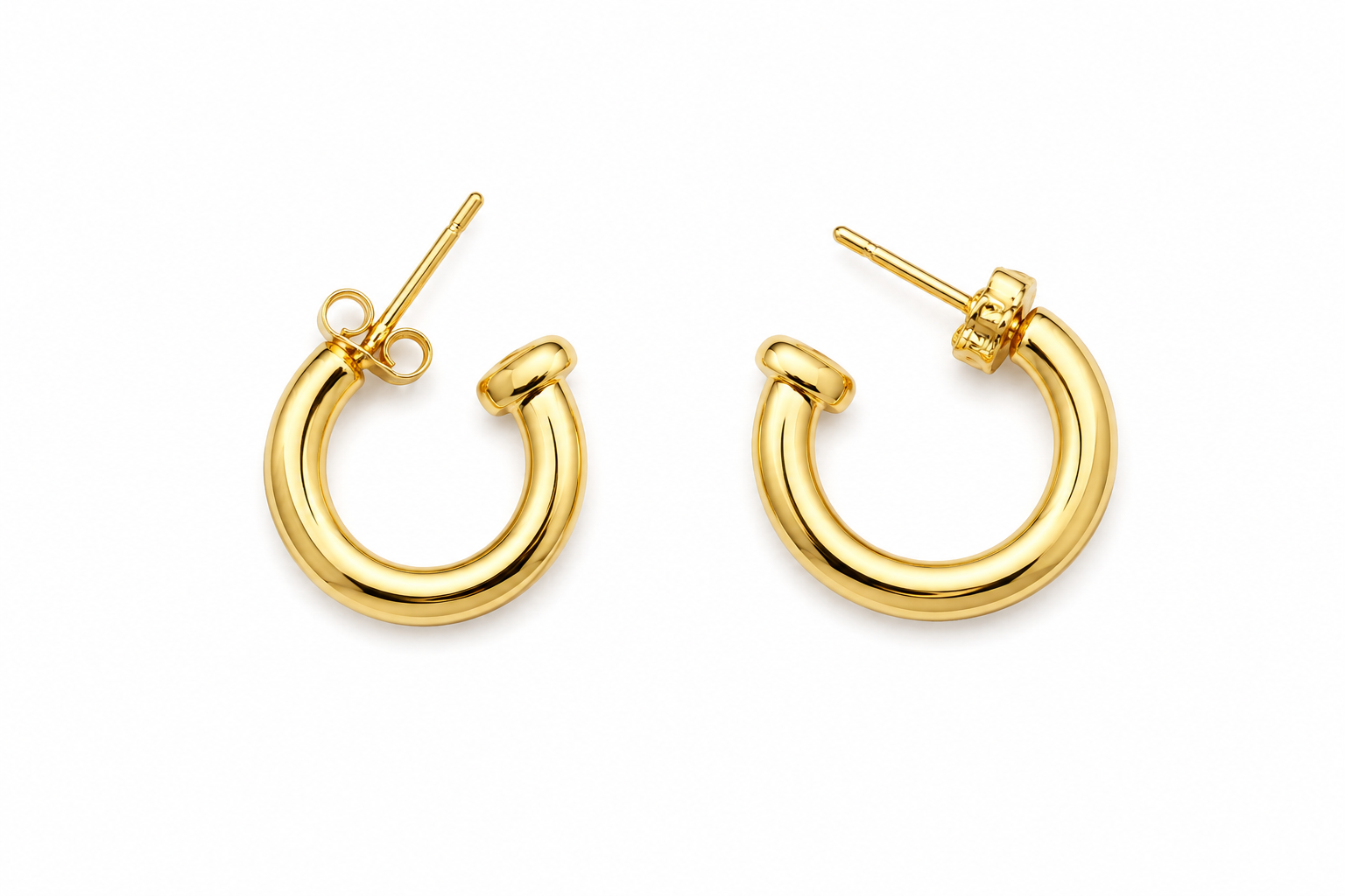 Lock & Luxe Hoop Earrings (2in1)