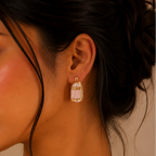 Pink Marbled Enamel