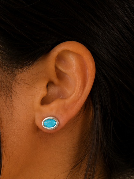 Azure Mist Statement Earrings (2in1)