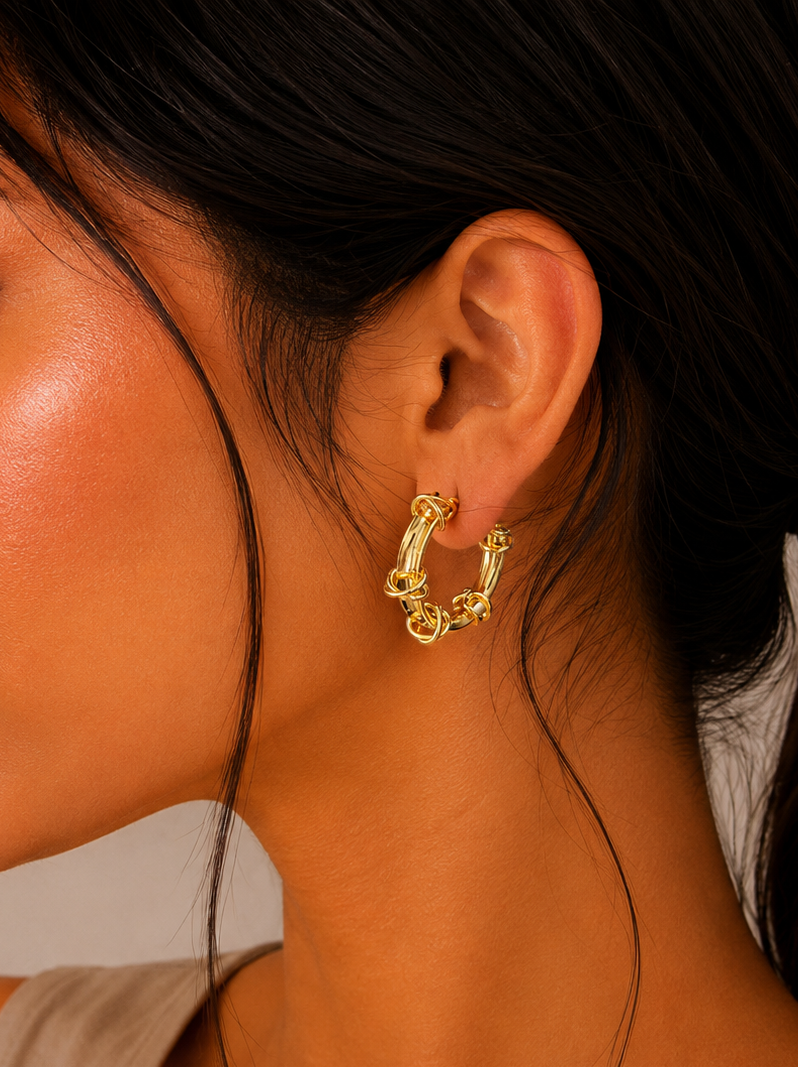 Link Luxe Drop Earrings