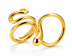 The Sinuous Teardrop Ring