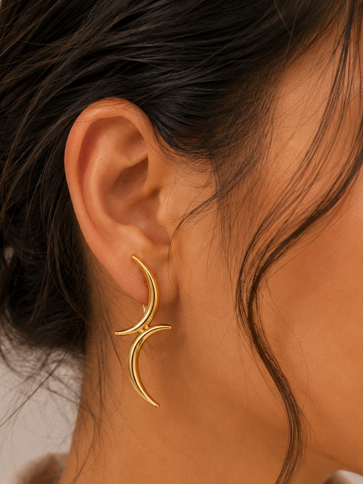 Luna Arc Earrings