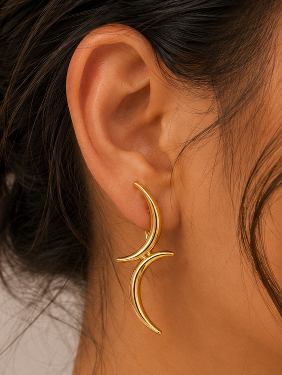 Luna Arc Earrings