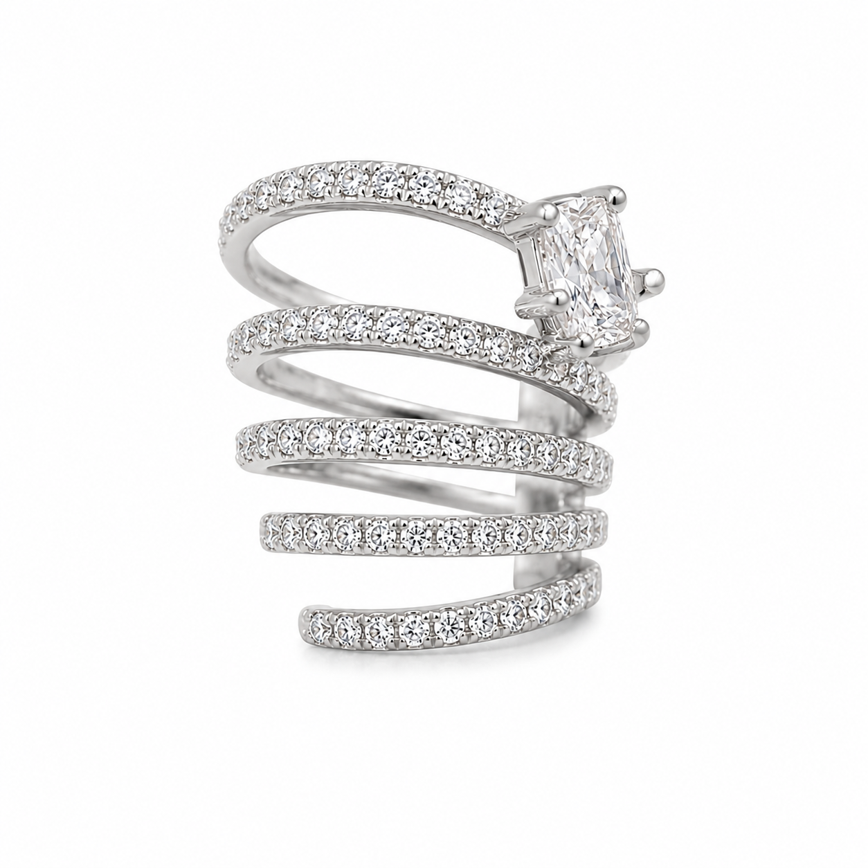 Aurora Spiral Ear Cuff
