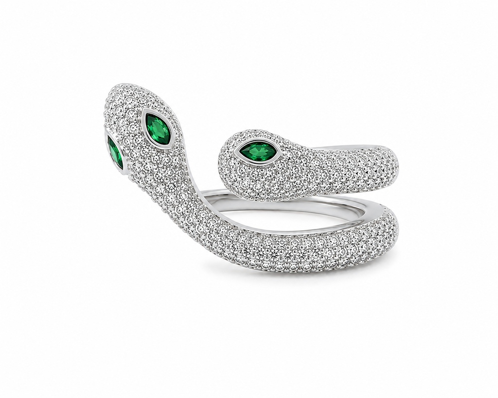 Emerald Serpent Ear Cuff