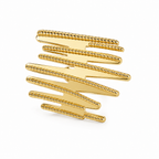 Golden Cascade Ring