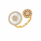 Celestial Pearl Duo Ring