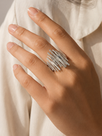 Golden Cascade Ring