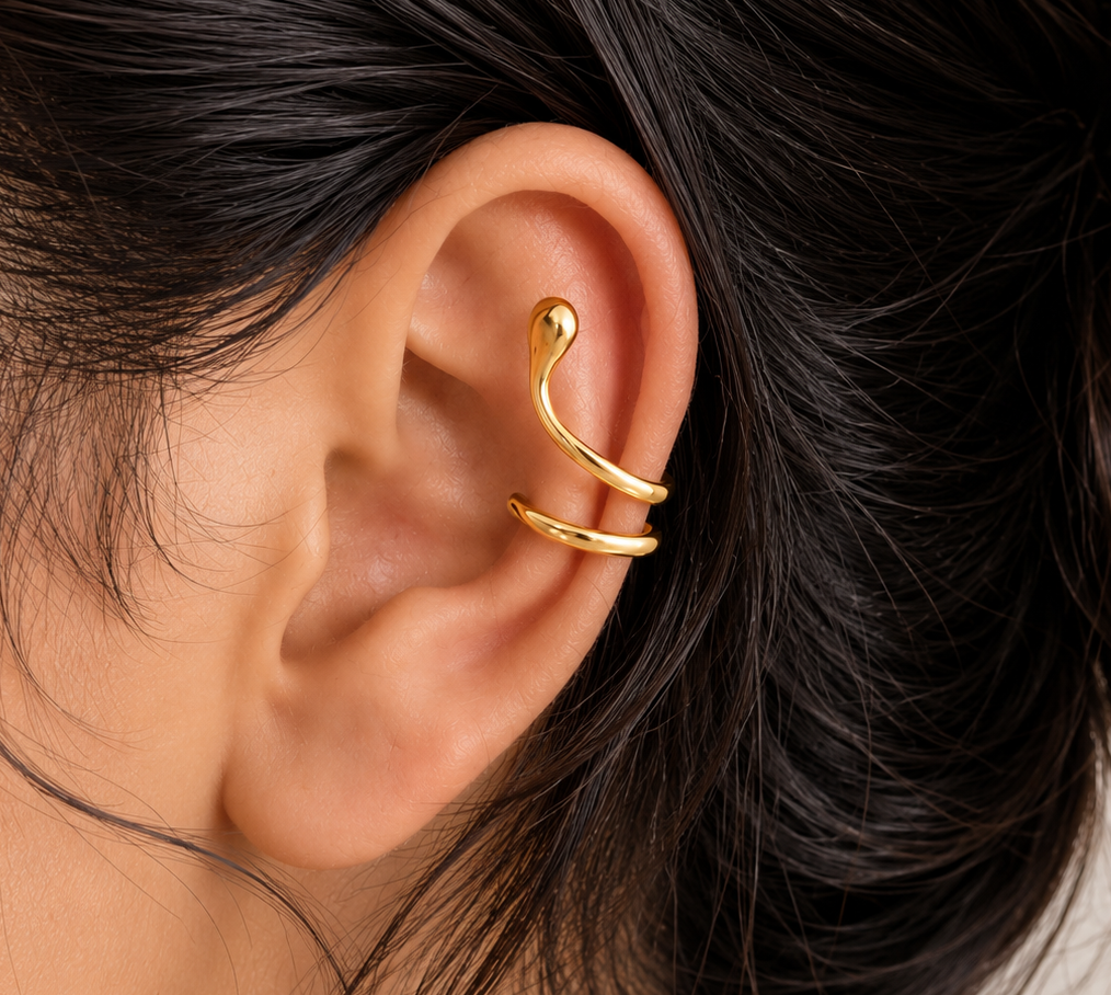 Minimalist Loop Ear Cuff
