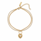 Amora Heart Charm Bracelet