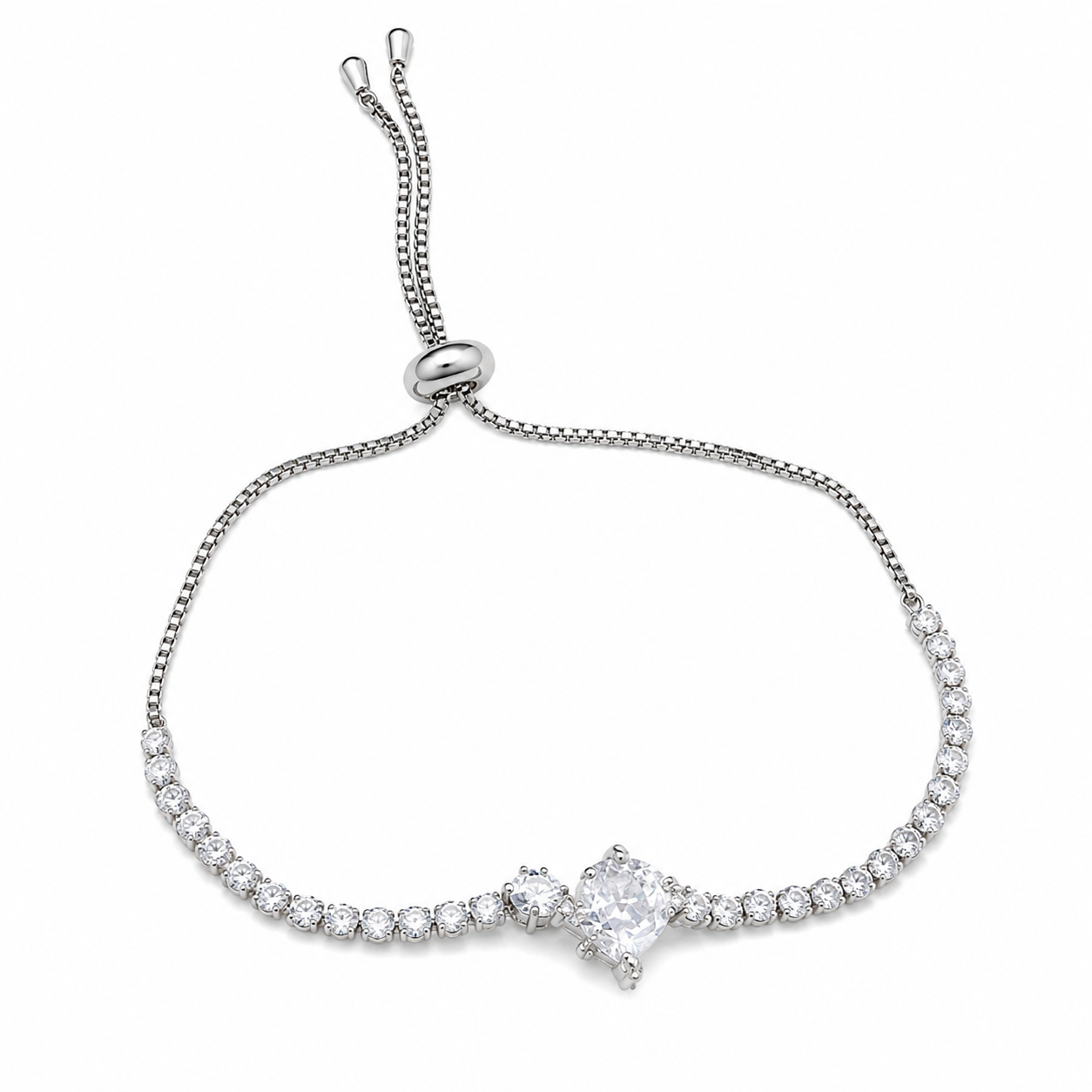 Solitaire Tennis Bracelet