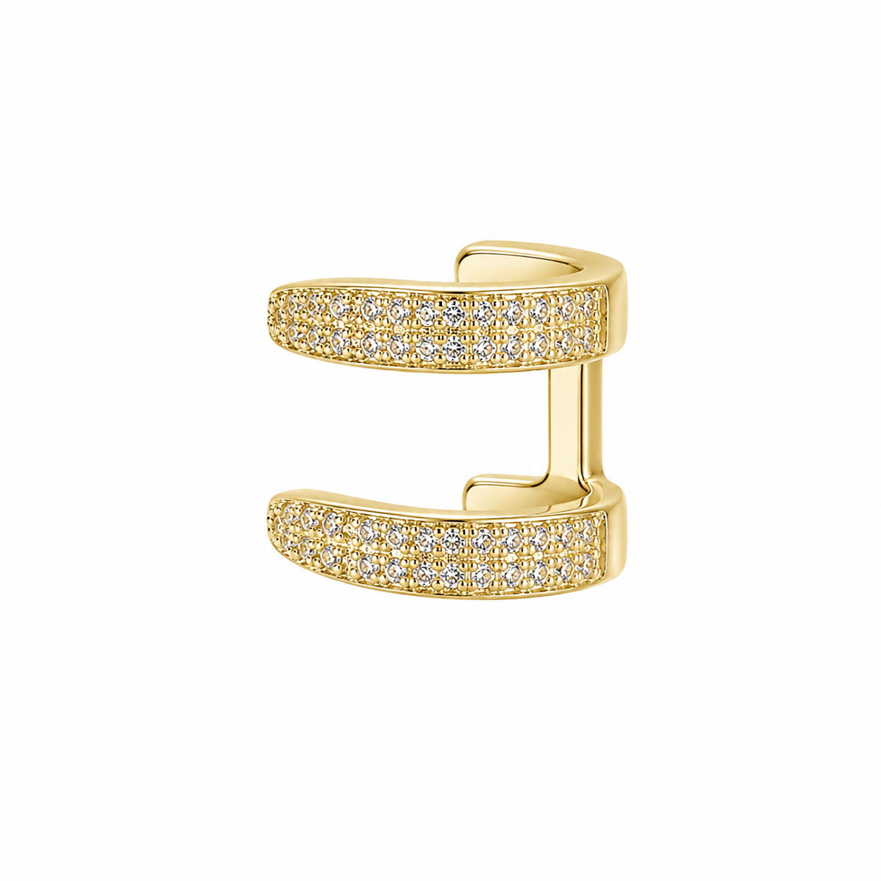 Double Sparkle Ear Cuff