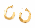 Amara Sculpted Hoop Earrings