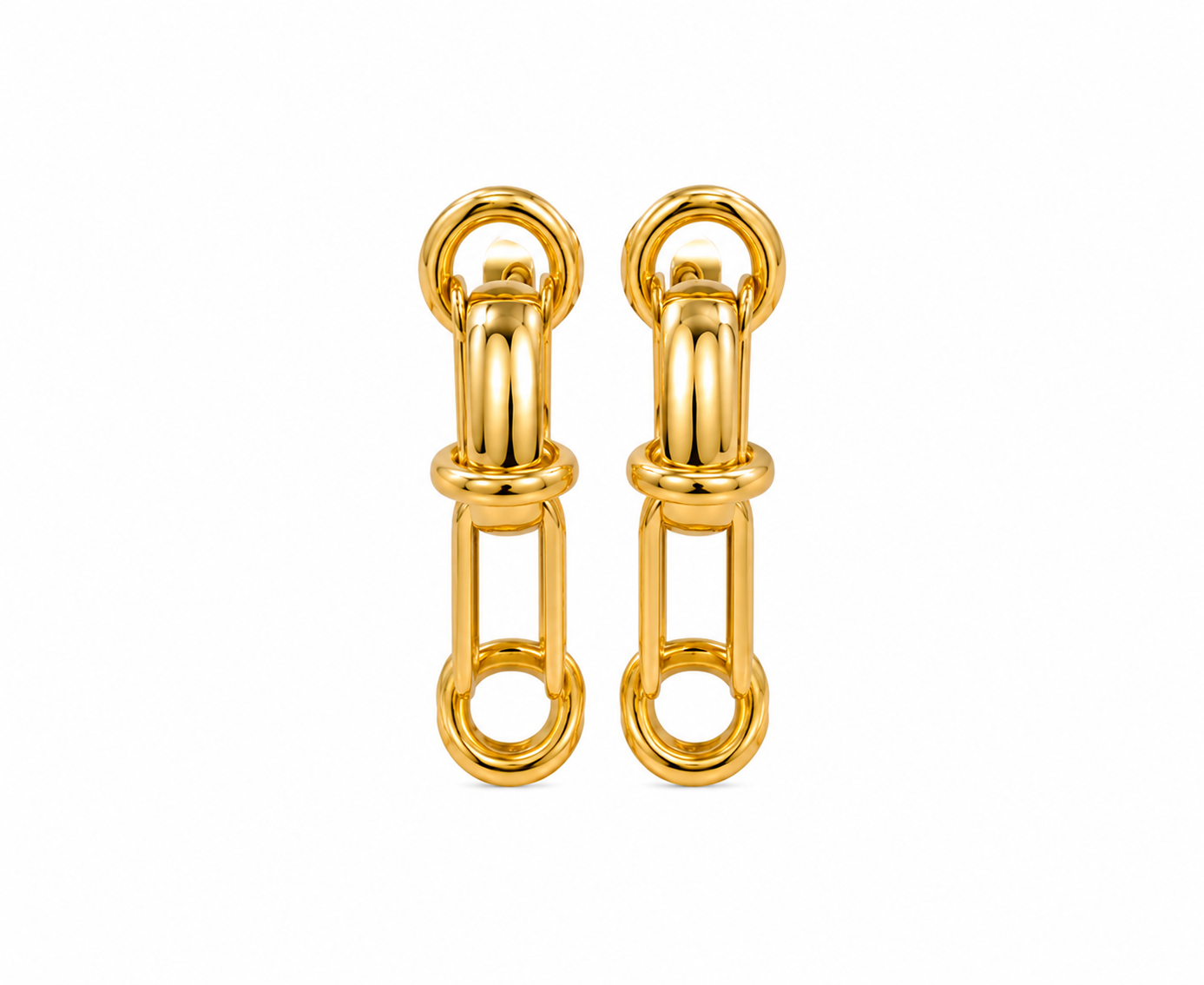 Link Luxe Drop Earrings