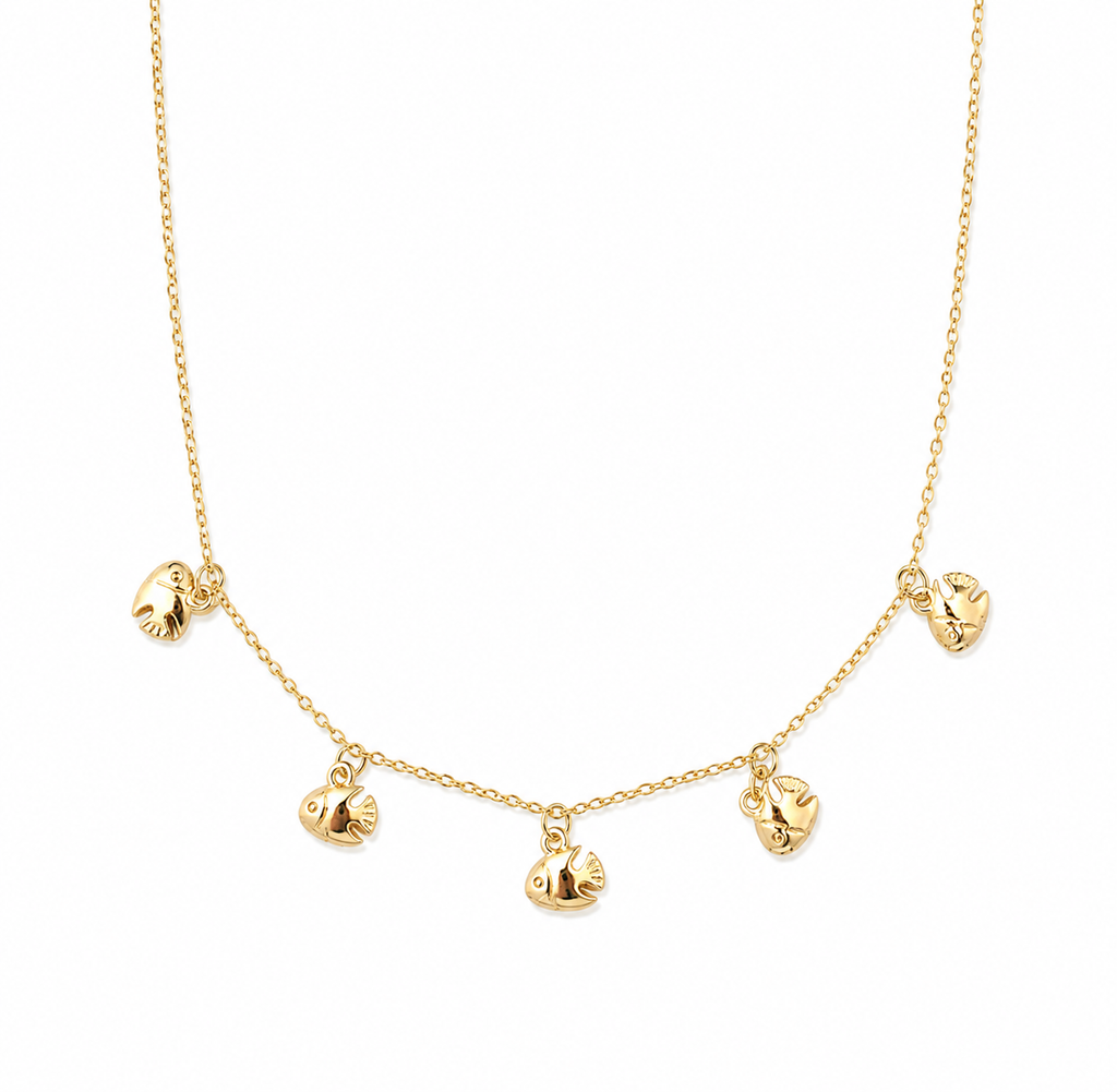 Ocean Bloom Fish Necklace