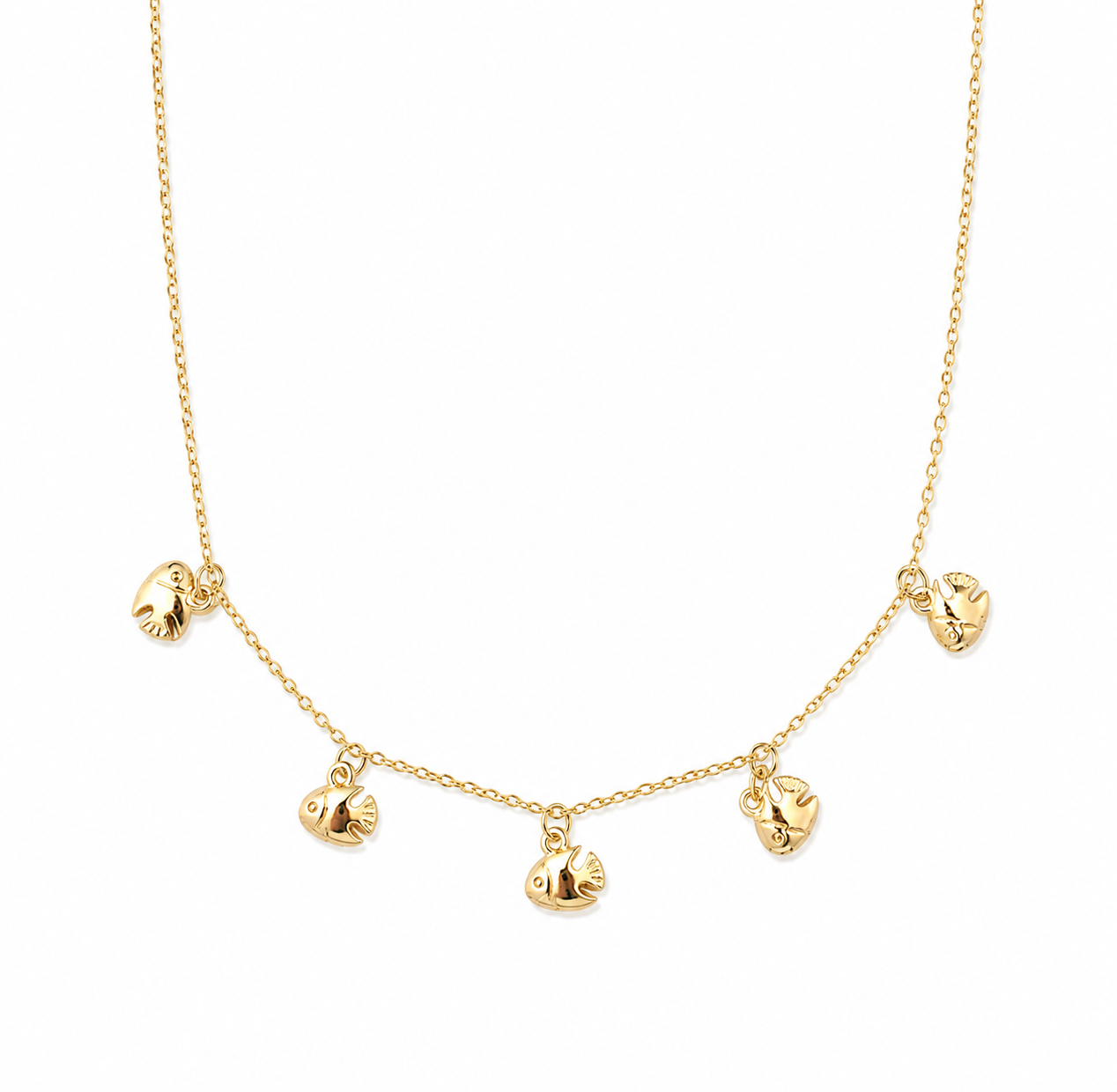 Ocean Bloom Fish Necklace