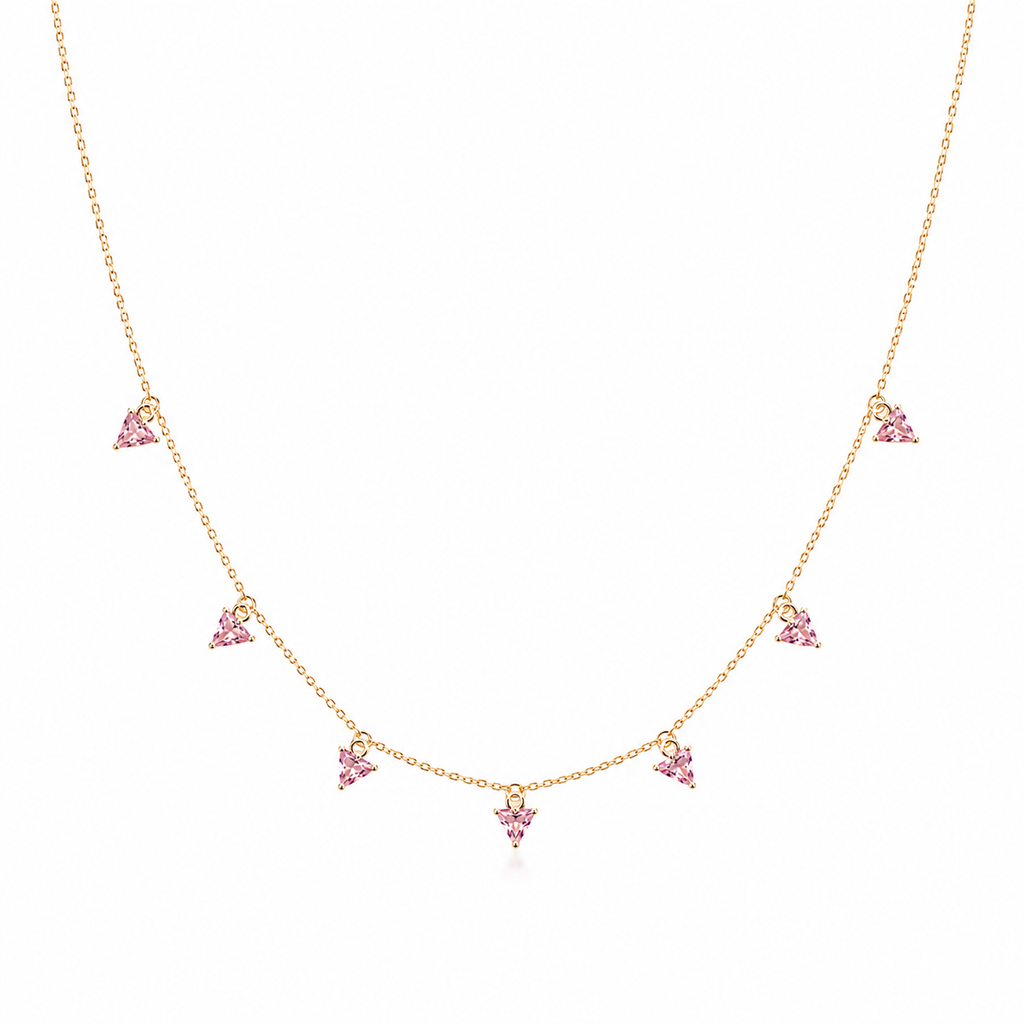 Blush Trinity Necklace