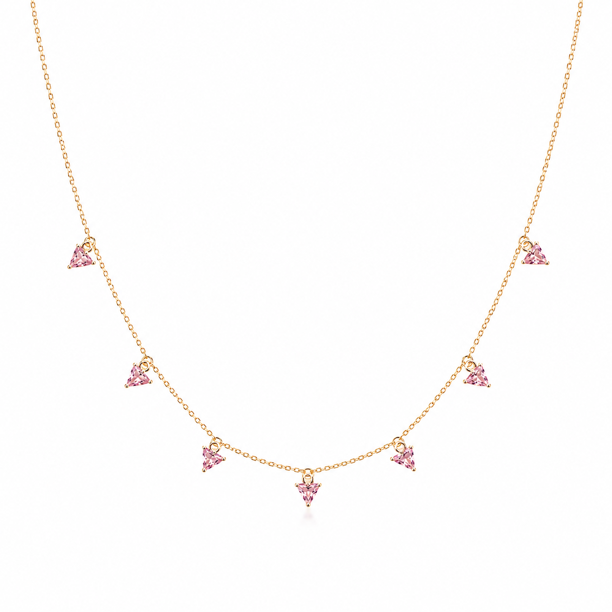 Blush Trinity Necklace