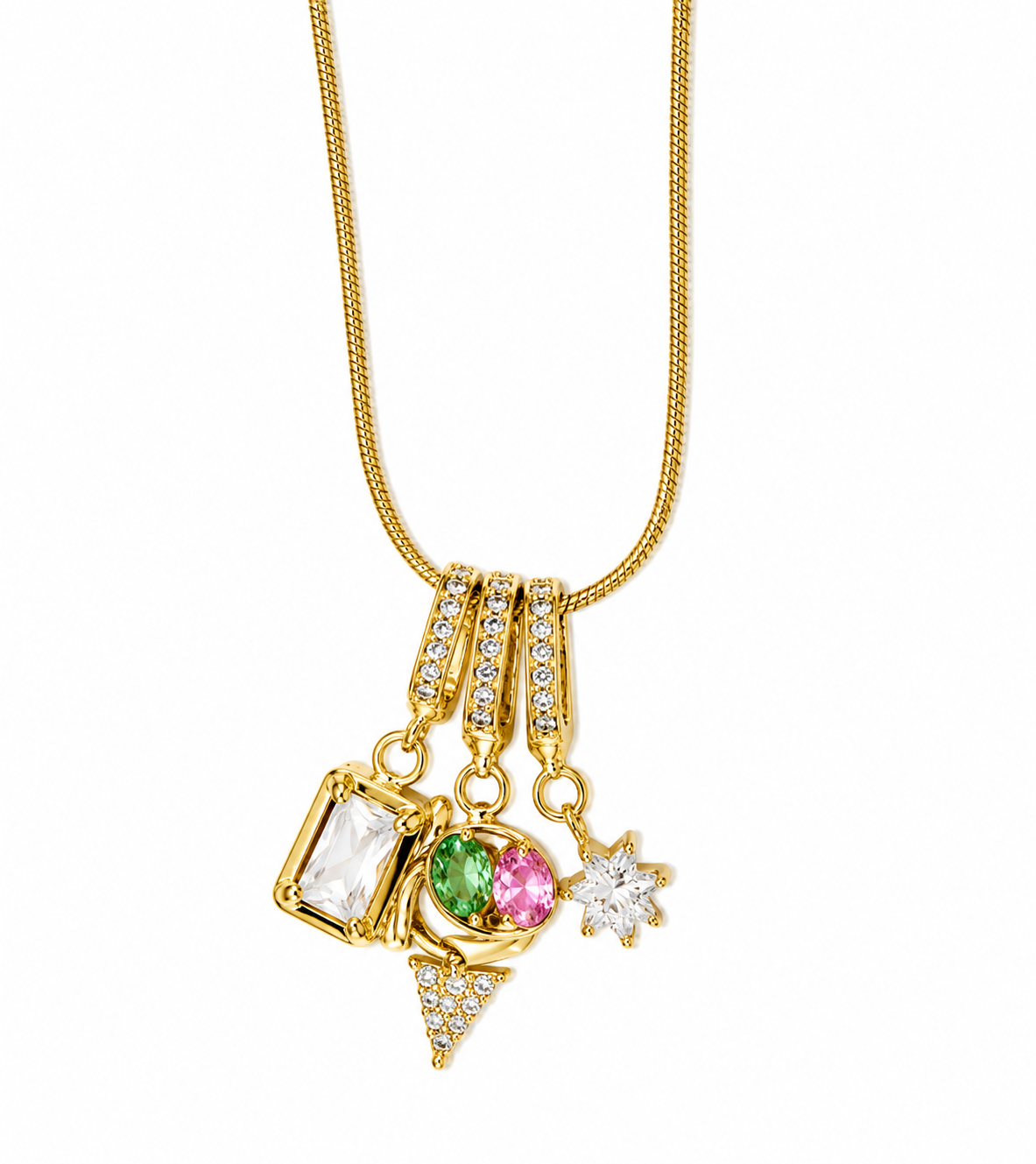 Celestial Treasure Charm Necklace