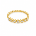 Crystal Orbit Beaded Ring