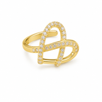 Infinity Heart Ear Cuff