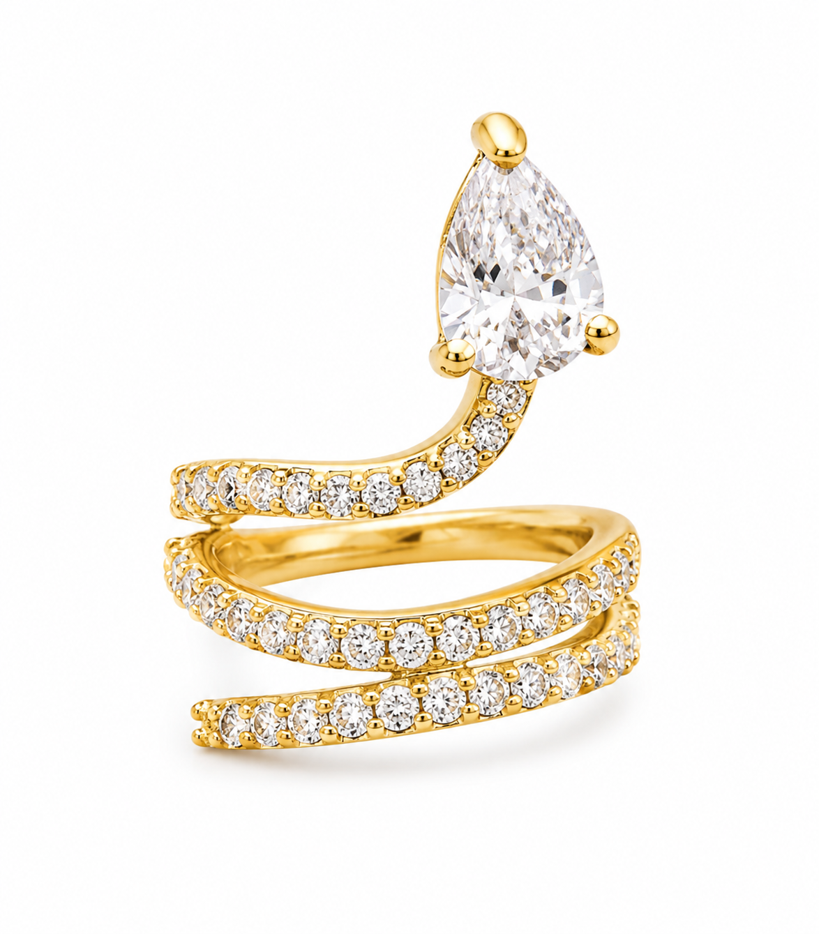 Luna Spiral Ear Cuff