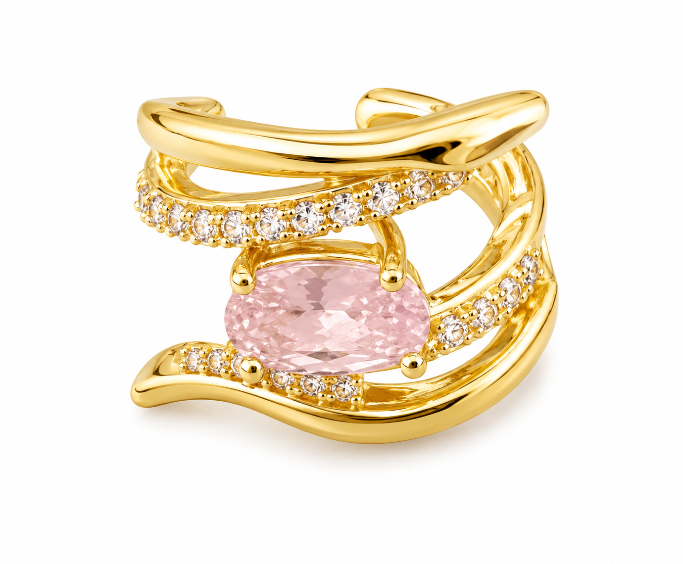 Blush Royale Ear Cuff