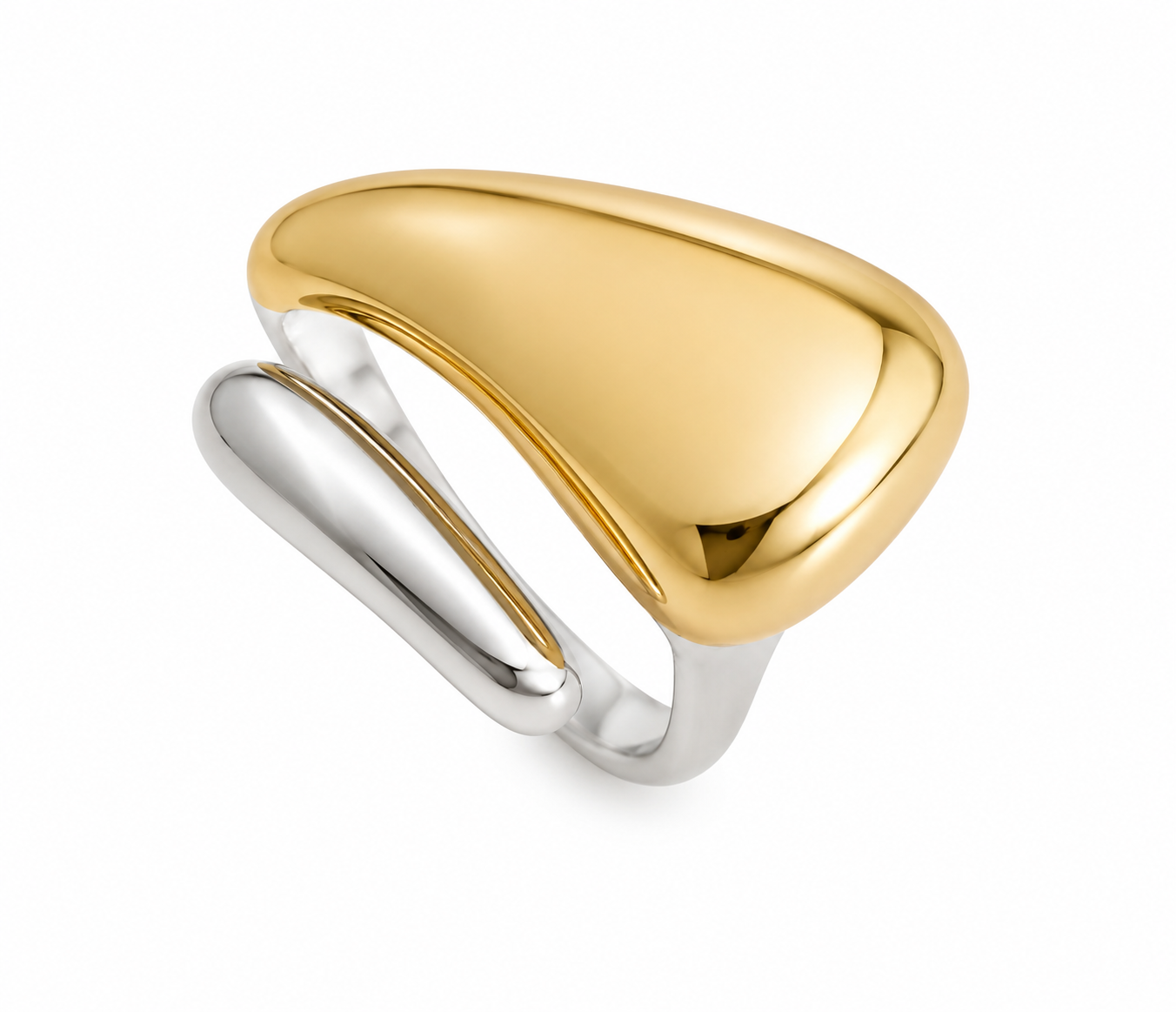 Dual Tone Dome Ring