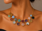 Celestial Crystal Collar Necklace