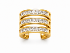 Regal Radiance Triple-Band Earcuff