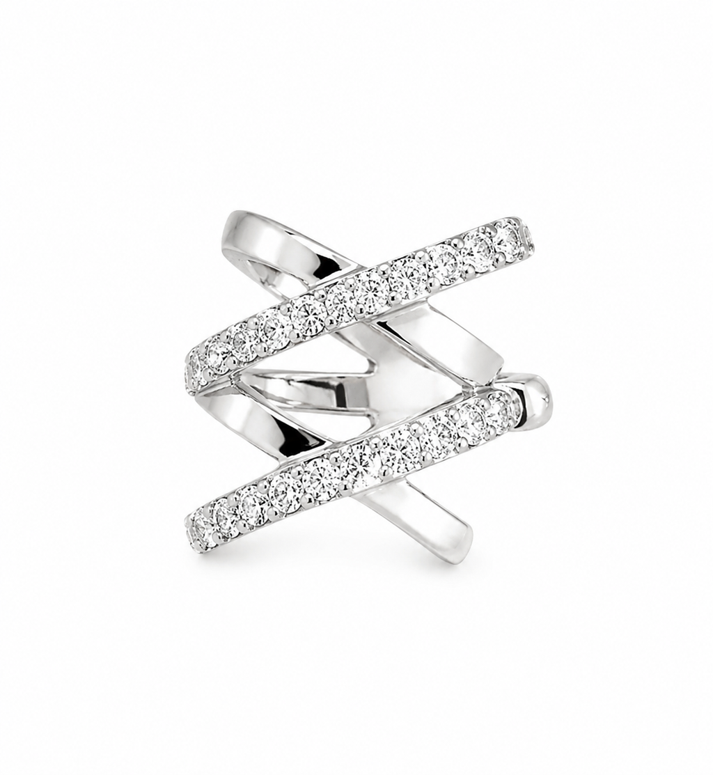 Infinity Cross Ear Cuff