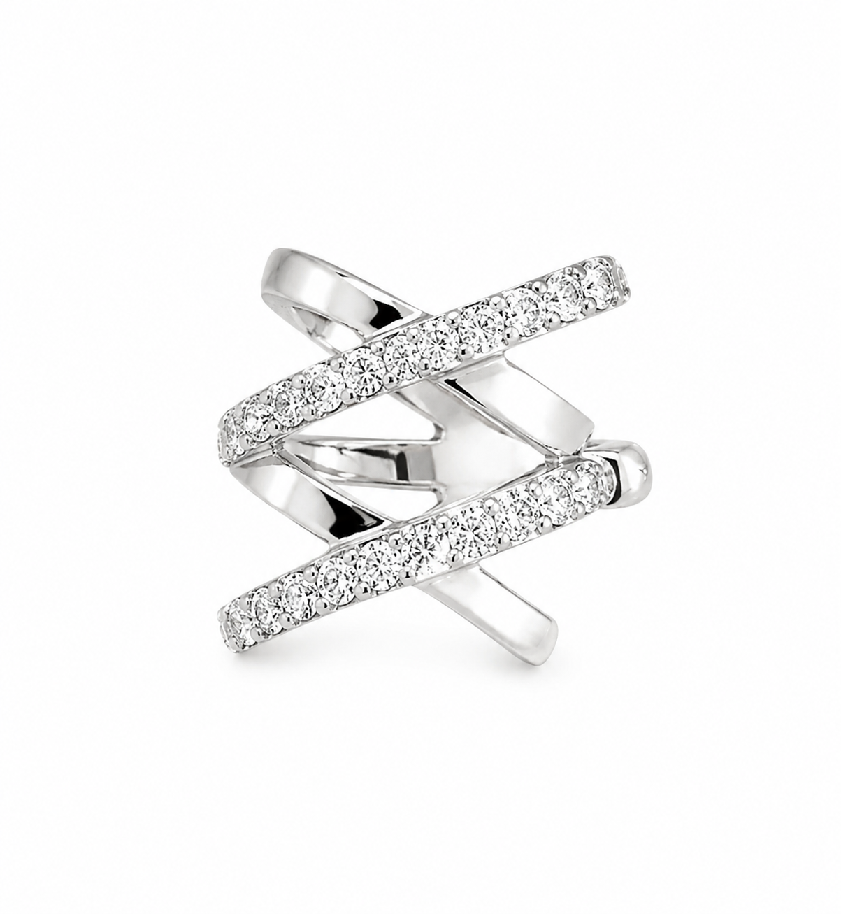 Infinity Cross Ear Cuff